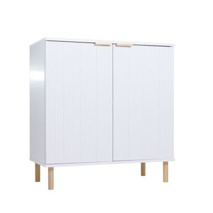 Aparador Para Sala De Estar 2 Portas R-632 Branco