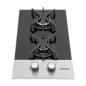 Cooktop Suggar Mesa De Vidro E Inox 2 Queimadores à Gás Bivolt FG2002FVPIX