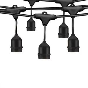 Cordão Varal De Luz 10m 2oxe27 Ip65 - Galaxyled