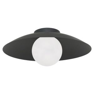 Plafon Sobrepor Cuia M Preto 1xg9 - Bella Iluminação