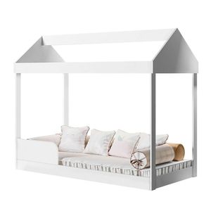 Cama Infantil Casa Montessoriana Crystal Branco