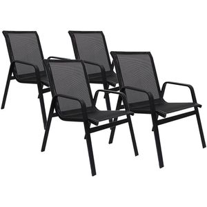 Kit 4 Cadeiras Lótus Premium Preto