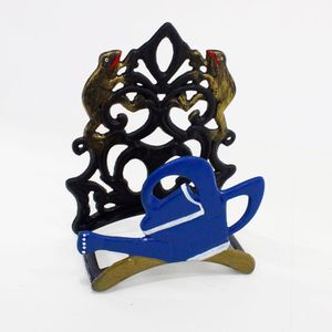 Suporte Enrolador De Mangueira Personalizado Azul