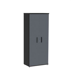 Armário Para Escritório Alto 02 Portas Pivotante Aac1600 Preto-grafito
