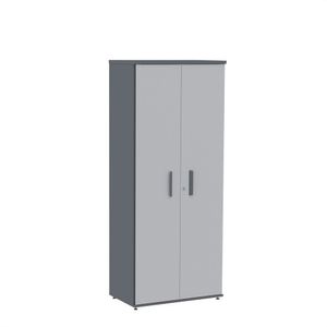 Armário Para Escritório Alto 02 Portas Pivotante Aac1600 Grafito-cinza