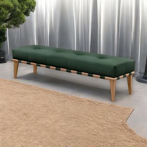 Recamier Luxo Madeira Maciça Valentin Verde