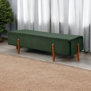 Recamier Luxo Madeira Maciça Zurik Verde