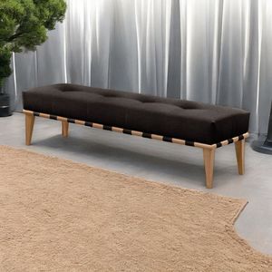 Recamier Luxo Madeira Maciça Valentin Preto