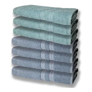 7 Toalhas Felpudas E Grossa 80x150 4 Azul 3 Verde