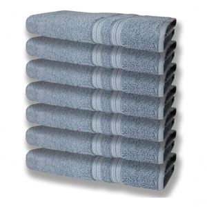 7 Toalhas Grande Super Felpudas E Grossa 80x150 Azul