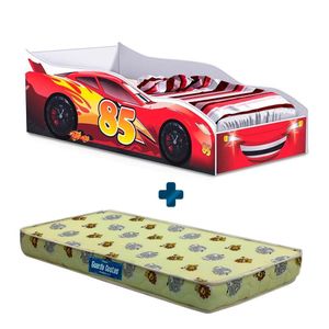 Cama Carro Vermelho Infantil Gabrielli Móveis Probel