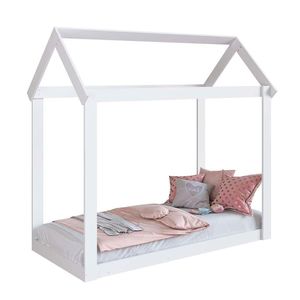 Mini Cama Infantil Montessoriano Meu Fofinho Art In Móveis Branco