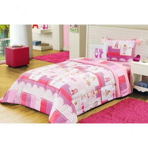 Edredom Estampado Infantil Kids Solteiro 01 Peça - Balet