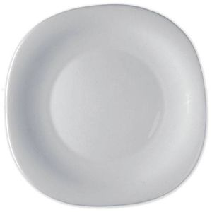 Jogo De Prato Sobremesa 6 Peças Parma Bormioli Branco 20cm