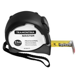 Trena Profissional Tramontina Com Ponta Magnetica E Corpo Em Aço Inox 7,5 M