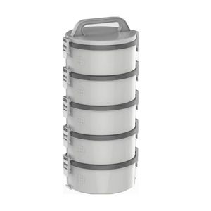 Marmita Tekcor 1,5L Cinza Soprano Cinza