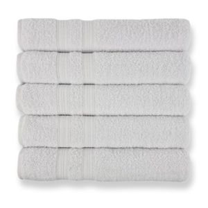 Kit Hotel 5 Toalhas Super Grossa E Felpuda 80x150cm Branco Beka