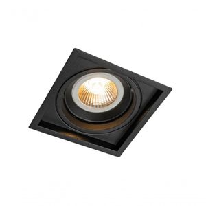 Spot Embutir Recuado Microborda Par20 Preto - Interlight