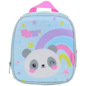 Lancheira Térmica Infantil Escolar Menina Panda Pacific Azul
