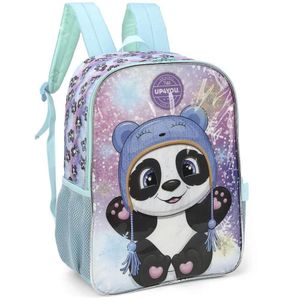 Mochila Costa Infantil Escolar Menina Panda Up4you Verde
