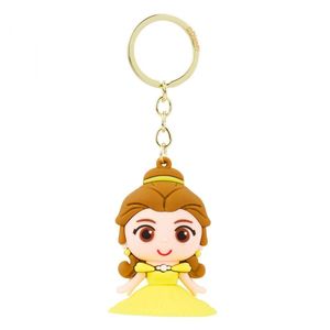 Chaveiro Princesa Bela Silicone 6cm - Disney