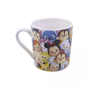 Caneca Porcelana Disney 250ml - Personagens Tsun Tsun
