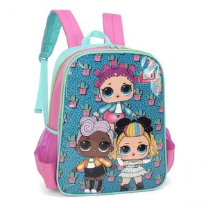 Mochila Costas Infantil Lol Turma Luxcel Verde