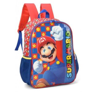 Mochila Costas Infantil Escolar Menino Super Mario Bros Luxcel