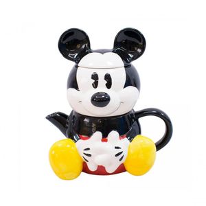 Bule Porcelana 720ml Caneca 210ml Formato Mickey - Disney