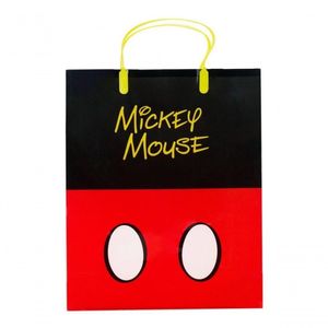 Sacola De Presentes Cores Mickey 33x9x27cm - Disney