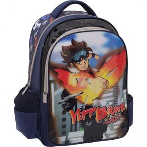 Mochila Costas Grande Infantil Masculina Poderoso Saga Yepp