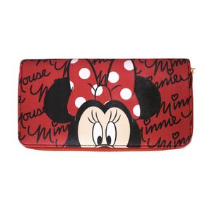 Carteira Feminina Rosto Minnie Vermelha Disney