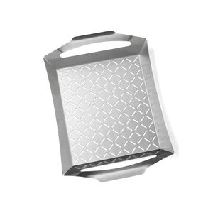 Assadeira Perfurada Napoleon Em Aço Inox