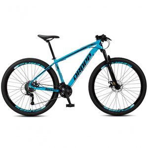 Bicicleta Aro 29 Dropp Sw 24 Vel Câmbio Shimano Quadro Alumínio Mtb Azul+preto 21