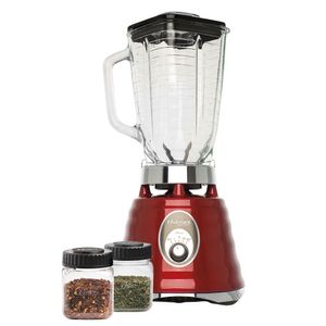 Kit Osterizer Vermelho Liquidificador E Mini Jarras 127V