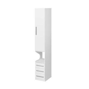 Guarda-roupa De 1 Porta Com Mesa De Cabeceira 1416 Direito Branco