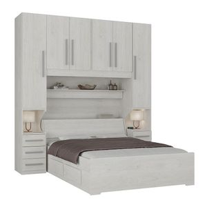 Dormitório Queen Size Sem Cama 1220s Carvalho Claro
