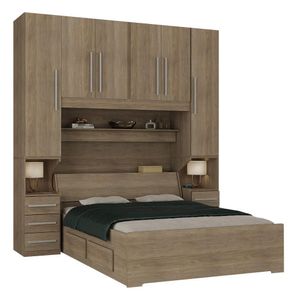 Dormitório Queen Size Completo 1220 Castanho