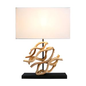 Abajur / Luminária De Mesa O'thentique Modelo The Wave Branco