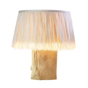 Abajur / Luminária De Mesa O'thentique Modelo Trunk Natural