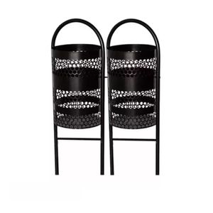 Lixeira Dupla Paraíso Coleta Seletiva Externa 80lt 80l