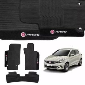 Kit Tapete Emborrachado Fiat Argo 2017 Até 2025 3 Peças