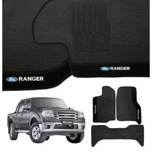 Tapete De Borracha Ford Ranger 1998 Até 2012 3 Peças