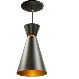 Pendente Lustre Cone Em Alumínio