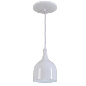 Pendente Gota Lustre Luminária Para Balcão Em Alumínio Branco