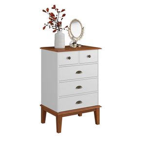 Cômoda 5 Gavetas Branco