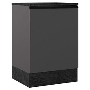 Balcão De Cozinha 58cm Etna Grafite - Poliman