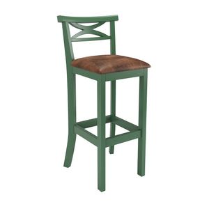 Banqueta De Madeira Maciça Sevilha Verde