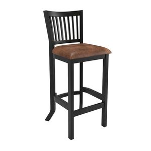 Banqueta De Madeira Maciça Valência Preto