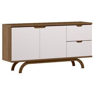 Aparador Buffet Vicenza Imbuia Off White - New Ceval
